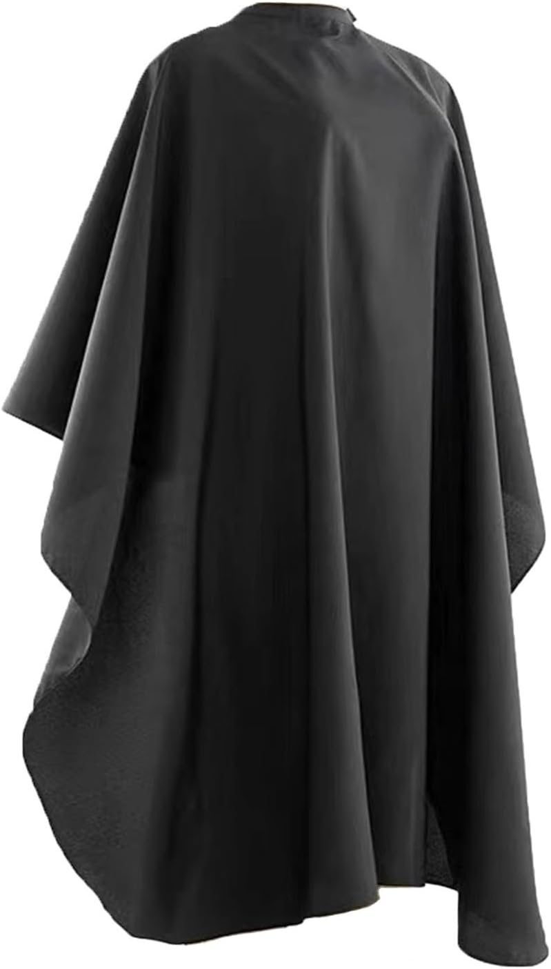 Nicoc Professional Salon Barber Cape, Waterproof Polyester Hair Cutting Cape, Silicone Neckline, Snap Button Colla, Extra Large - Image 1